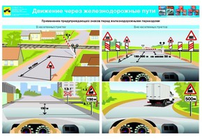 Сотрудники Госавтоинспекции напоминают водителям о соблюдении Правил дорожного движения на железнодорожных переездах