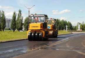 Новый асфальт на шарыповских улицах