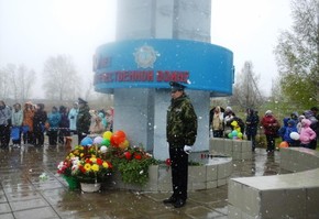 День Победы в поселке Дубинино