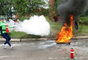 Соревнования у пожарных