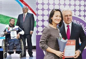 Сразу двух молодых шарыповцев – Сергея Яншина и Дарью Ли -  наградили в Красноярске