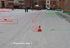 Дорожные полицейские напоминают о безопасности дорожного движения в дворовых проездах