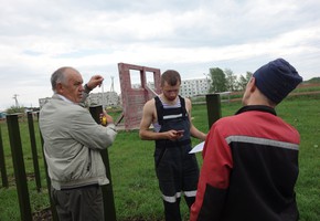 Площадка в Северном микрорайоне продолжает преображаться
