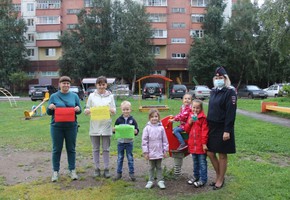 В Шарыпово сотрудники Госавтоинспекции совместно с родительской общественностью призвали водителей быть внимательными на дорогах