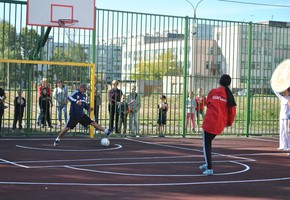 Две новые спортивные площадки вступили в строй