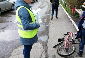 Сотрудники Госавтоинспекции и «родительский патруль» в г. Шарыпово провели профилактическое мероприятие «Несовершеннолетний нарушитель»