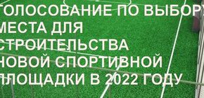 Голосование по выбору места для новой спортивной площадки