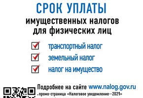 До 1 декабря гражданам необходимо заплатить имущественные налоги