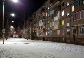 Восемь городских территорий получили освещение