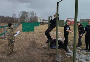 Проведена военно-спортивная игра "Школа мужества"