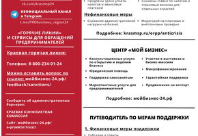 Антикризисные меры поддержки бизнеса