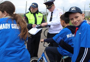 В г. Шарыпово в День защиты детей прошел конкурс «Безопасное колесо»