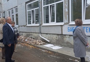 Модернизация городской центральной библиотеки идет в хорошем темпе