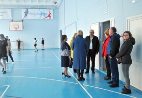 Новое отопление и новый спортзал