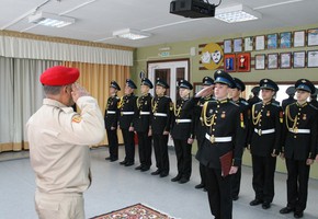 Кадеты Шарыпова пополнили ряды регионального отделения "Юнармии"!