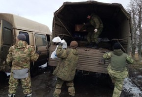Груз от шарыповцев пришел на Донбасс